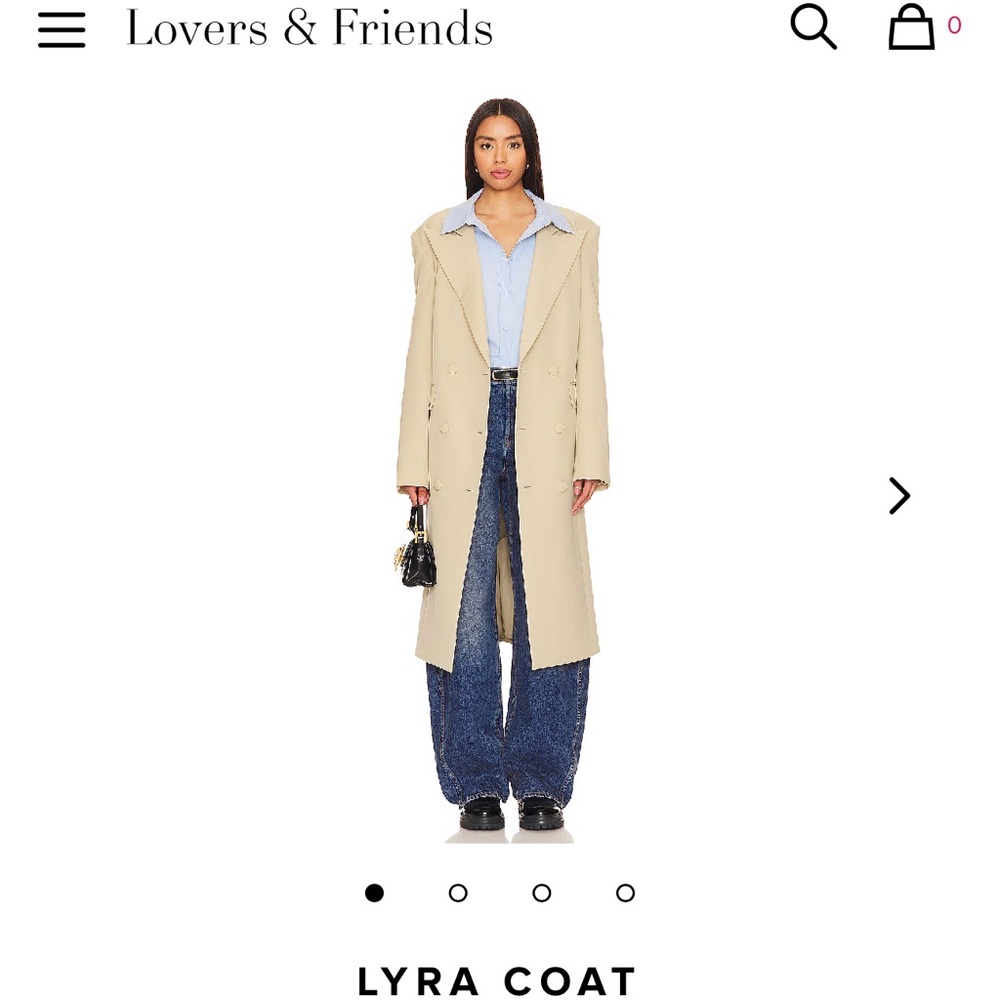 Lovers and friends Lyra coat in sage green. Brand new with tag. Never worn